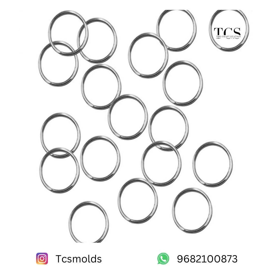 BIG CONNECTOR DOUBLE RING 10 MM - Golden