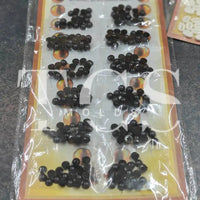 Half cut beads