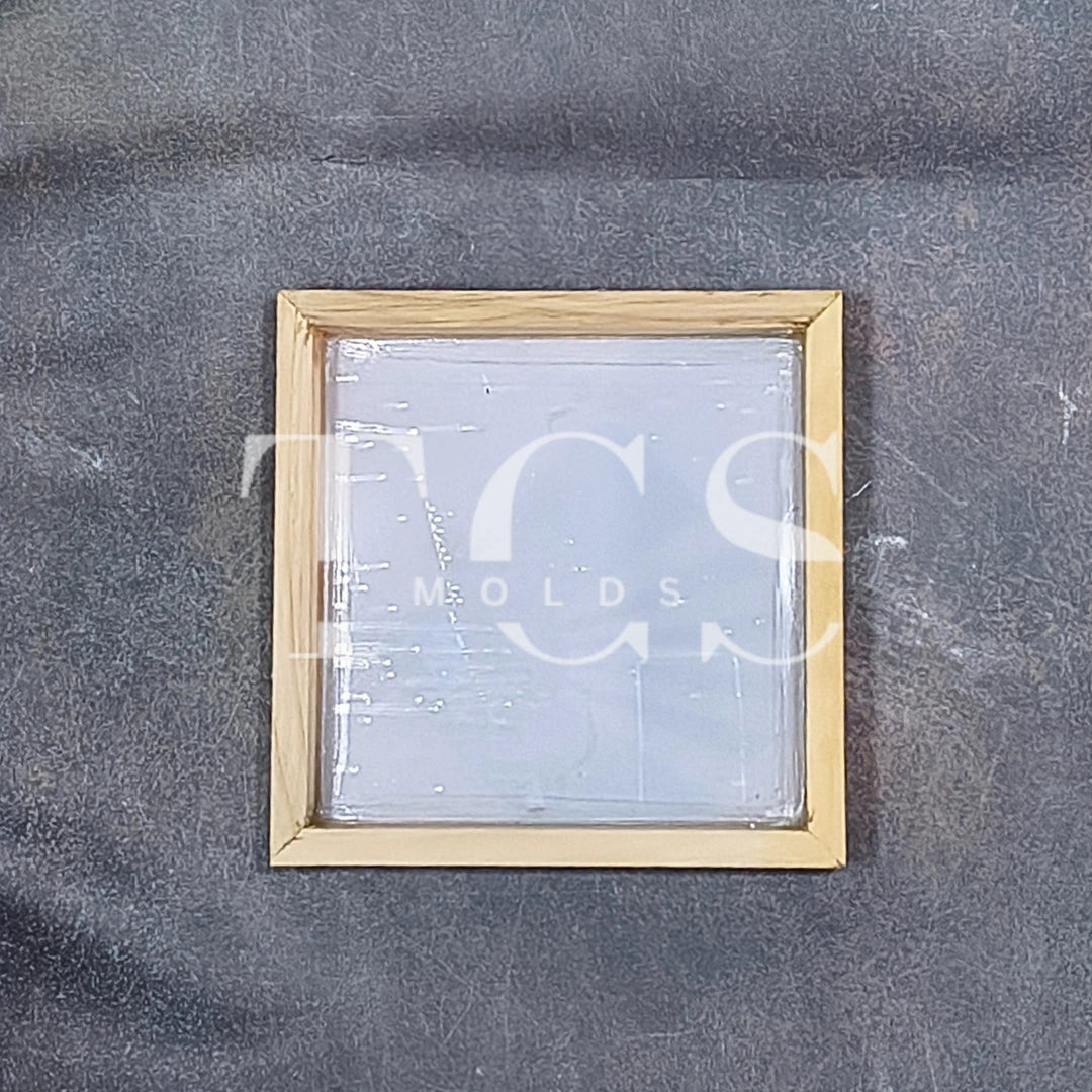 Teakwood 12inch pinewood frame Floating Frame for Resin Art & Wall Display | Premium Epoxy Resin Supplier India
