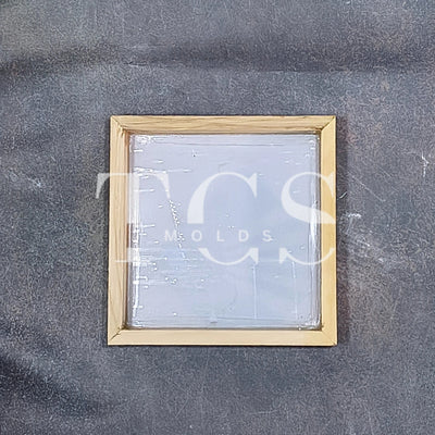 Teakwood 12inch pinewood frame Floating Frame for Resin Art & Wall Display | Premium Epoxy Resin Supplier India