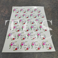 Thankyou sticker sheet 5