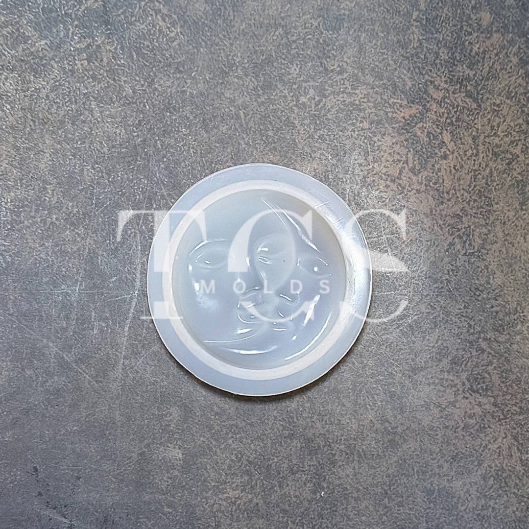 Sun moon candle mold