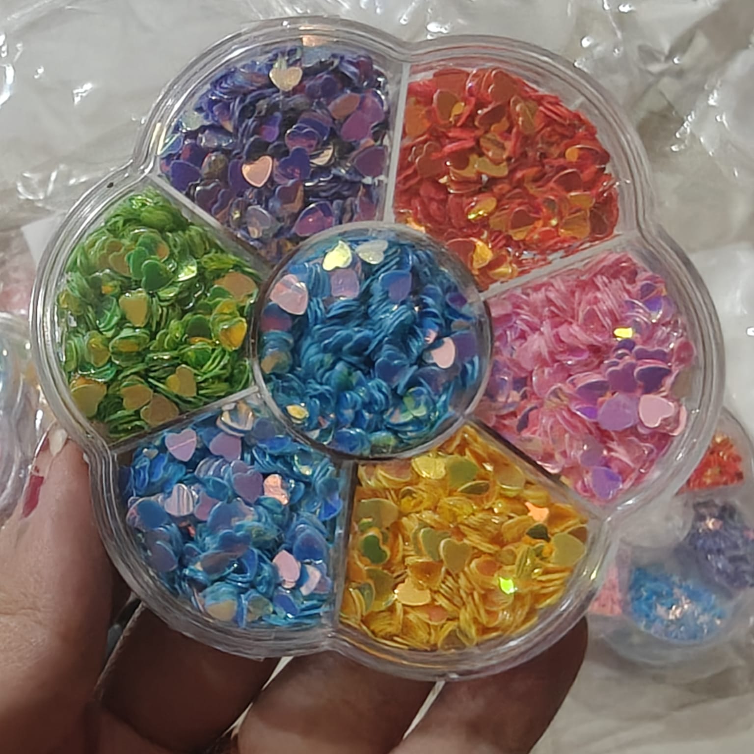Glitter set of 7 
