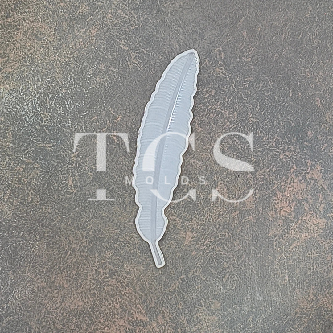 Feather Leaf Silicone Mold for Resin Bookmarks