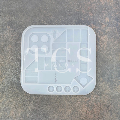 Silicone Resin Ludo Mold Silicone Mold for Epoxy & Resin Art