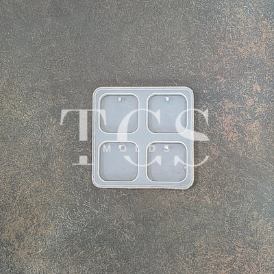 4 in 1 square keychain mold
