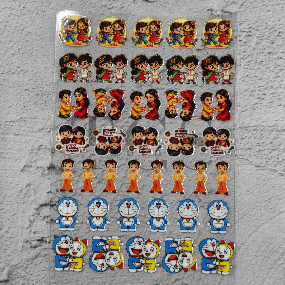 Rakhi design 2 UV DTF transfer sheet