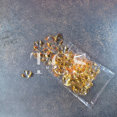 Acrylic golden petals