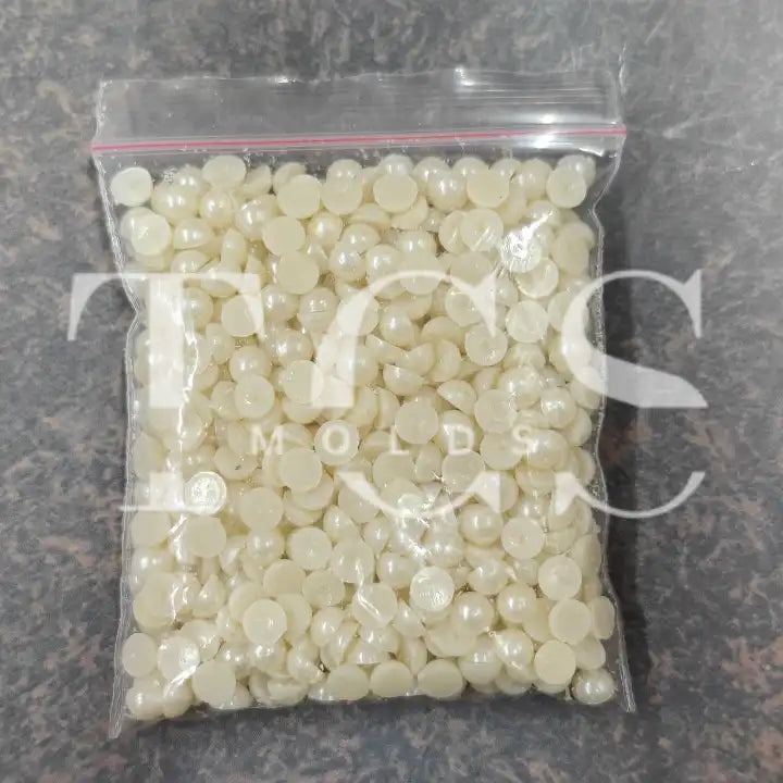 Half cut beads