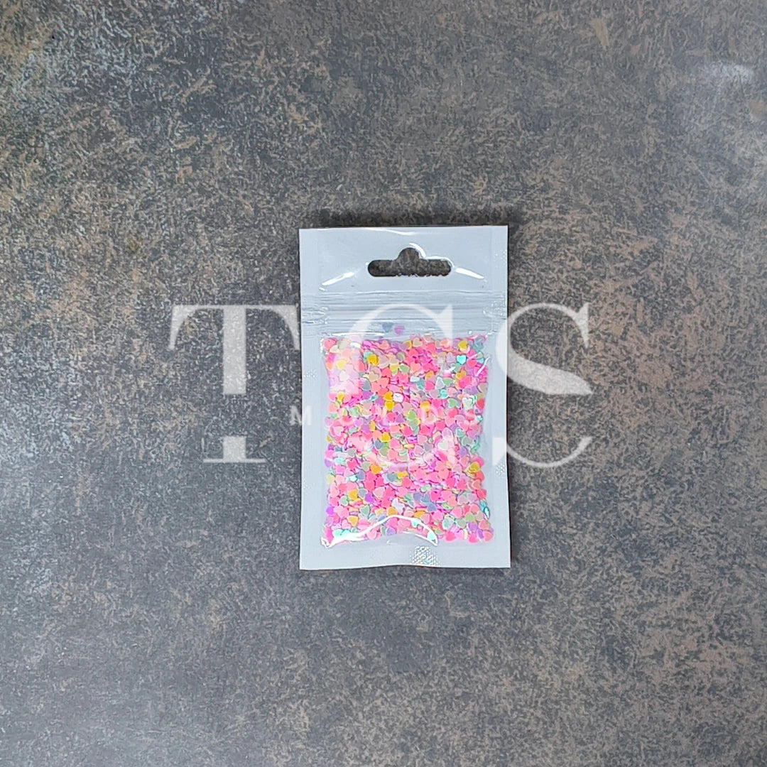 Heart Polymer Chips for Resin Art | Premium Epoxy Resin Supplier India