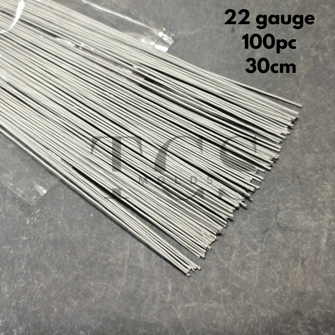 Stem/floral wire for flowers white 22 gauge