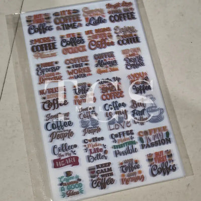 A4 coffee insert sheet