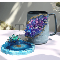 Silicone Resin Big Crystal Mold Silicone Mold for Epoxy & Resin Art - additional view of silicone mold