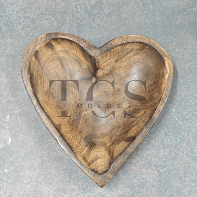 Wooden heart - craft supply for resin art and craft projects