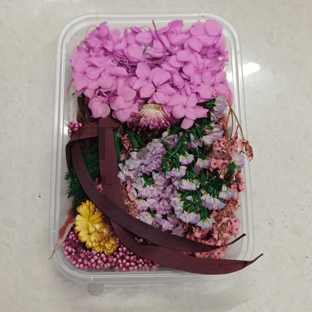 Dry flower box D9