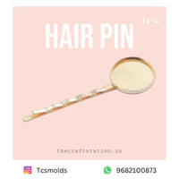 1 Bazel Hair Pin Set of 2 for Resin Art | Premium Epoxy Resin Supplier India