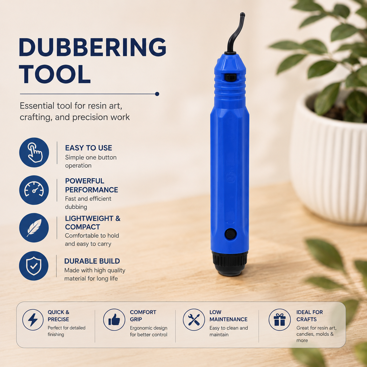 Dubbering Tool for Resin Art | Premium Epoxy Resin Supplier India