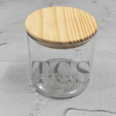 500ml Glass Jar with Lid – Candle Making Container for Soy Wax & Scented Candles India