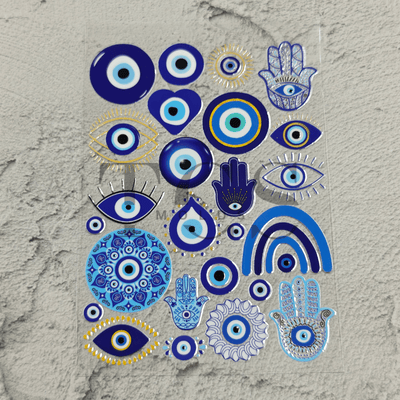 A6 Uv dtf sheet evel eye big