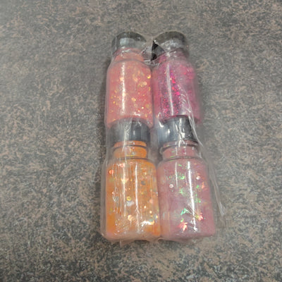 Imported Glitter Set of 4 Mixed - resin glitter/flake for resin art and craft projects