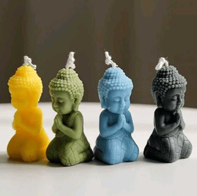 Praying buddha mold | Silicone Mold for Resin & Candle Casting India
