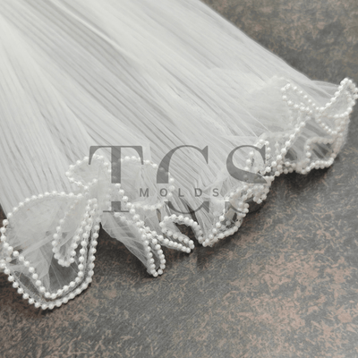 White Pearl boutique mesh - packing material for resin art and craft projects