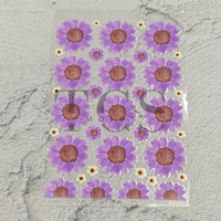 A6 Uv dtf sheet daisy