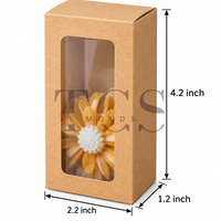 Sachet box with window, alternate view