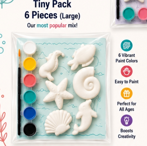 Tiny pack 6pc