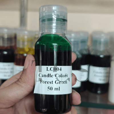 Candle colour forest green 50ml