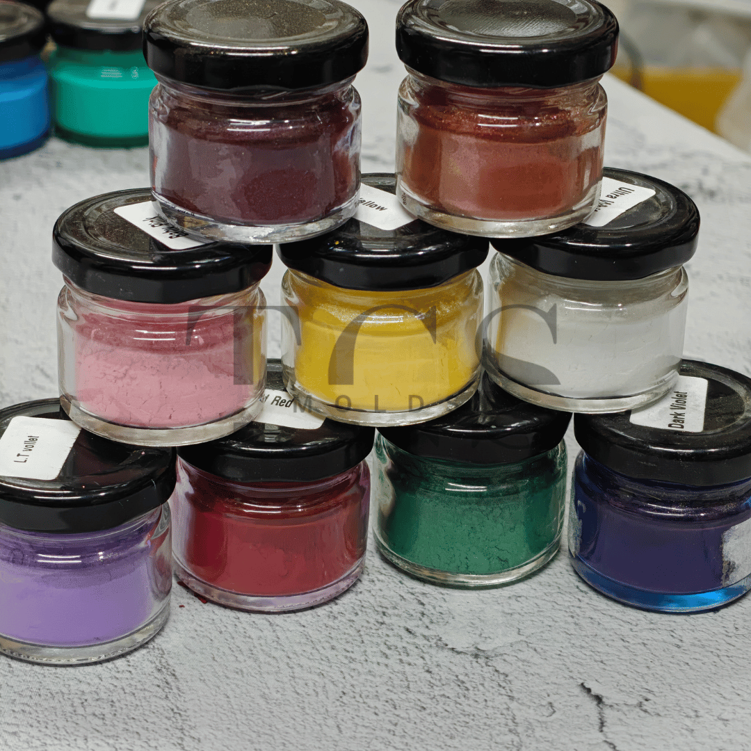 Set of 9 pearl powder pigment