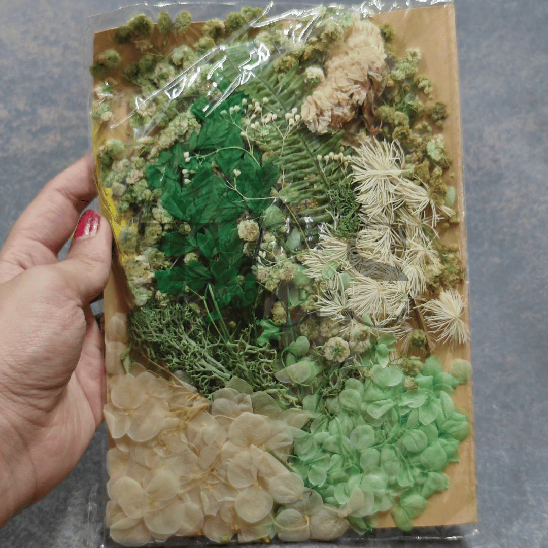 Green Real dry flower packet big