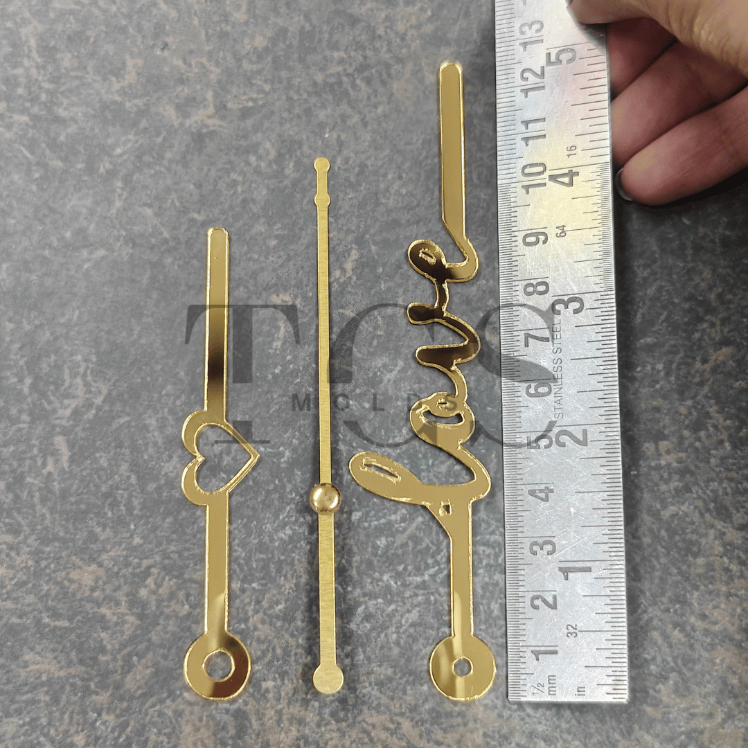 M2 Acrylic Clock Needles
