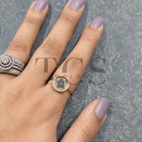 10mm circle anti tarnish ring bazel