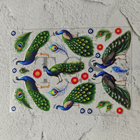 A6 Uv dtf sheet peacock