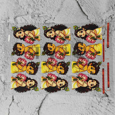 A6 Uv dtf sheet Radhakrishna D1
