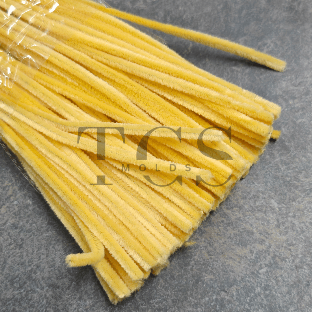 Warm Yellow Colour Pipe Cleaner 6mm