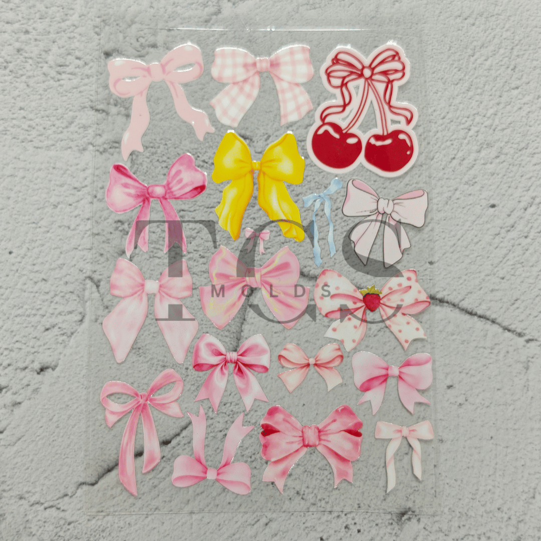 A6 Uv dtf sheet bow
