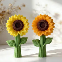 Sunflower stem candle mold