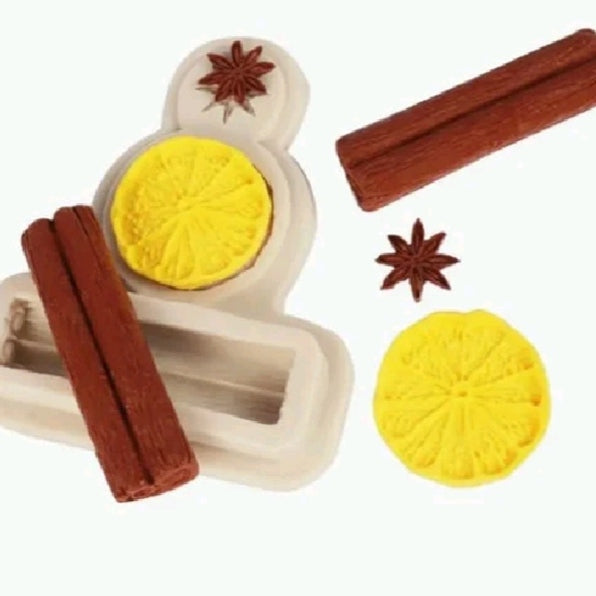 Cinnamon lemon mold | Silicone Mold for Resin & Candle Casting India
