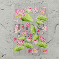 A6 Uv dtf sheet lotus