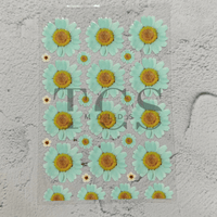 A6 Uv dtf sheet daisy
