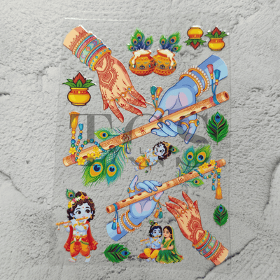 A6 Uv dtf sheet Radhakrishna D10