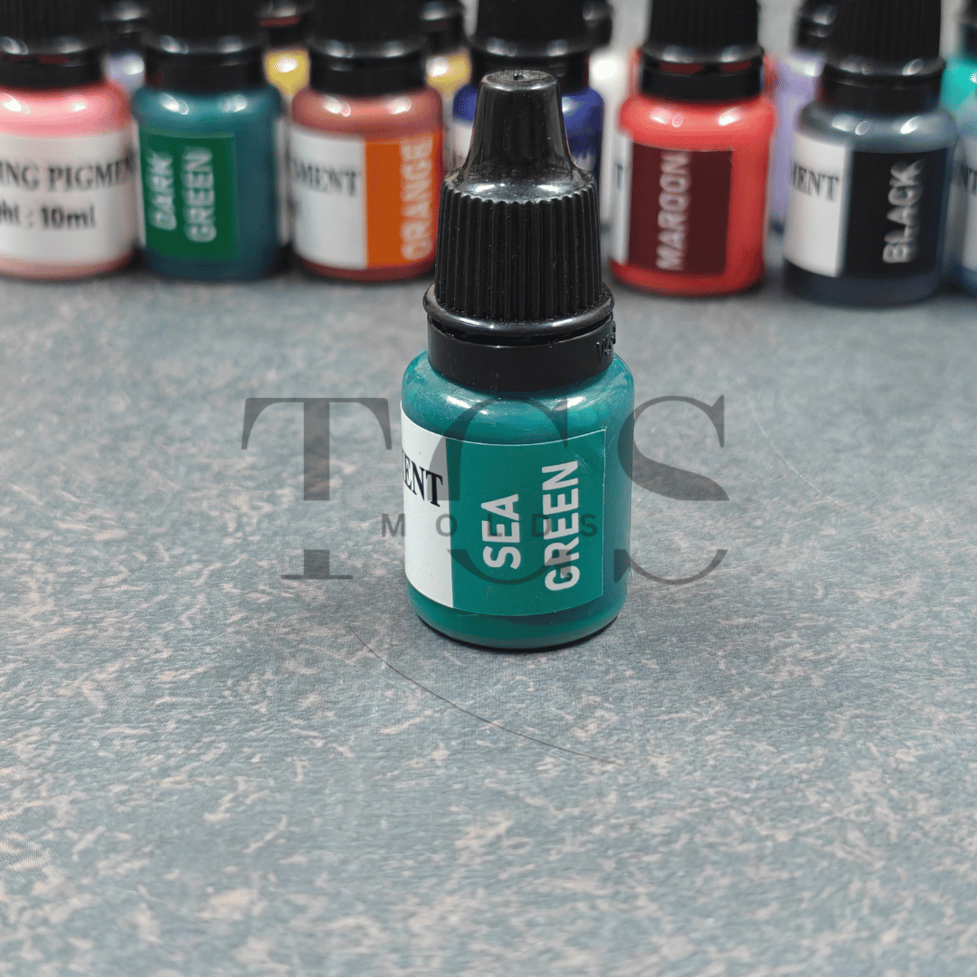 Concrete colour sea green