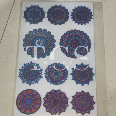 A4 mandala insert sheet
