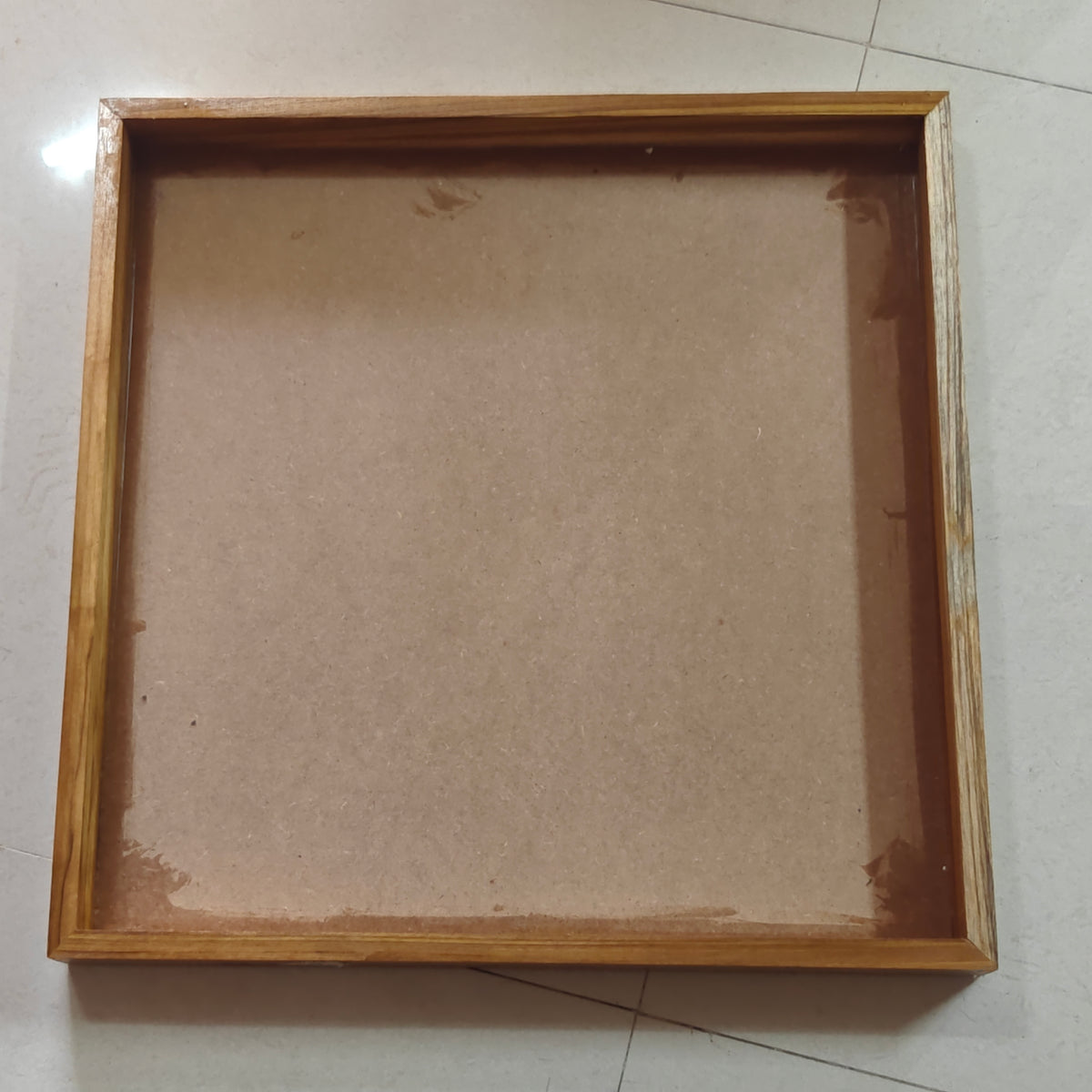 20x20inch Teakwood Frame Floating Frame & Wall Display