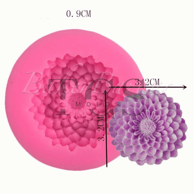 Dahlia bloom flower mold