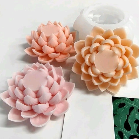 Lotus Mold - silicone mold for resin art and craft projects
