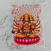 A6 Uv dtf sheet Hanuman ji