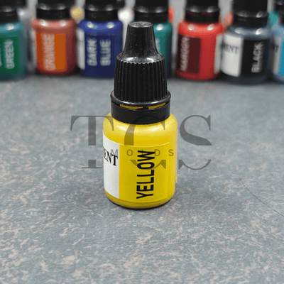 Concrete colour yellow